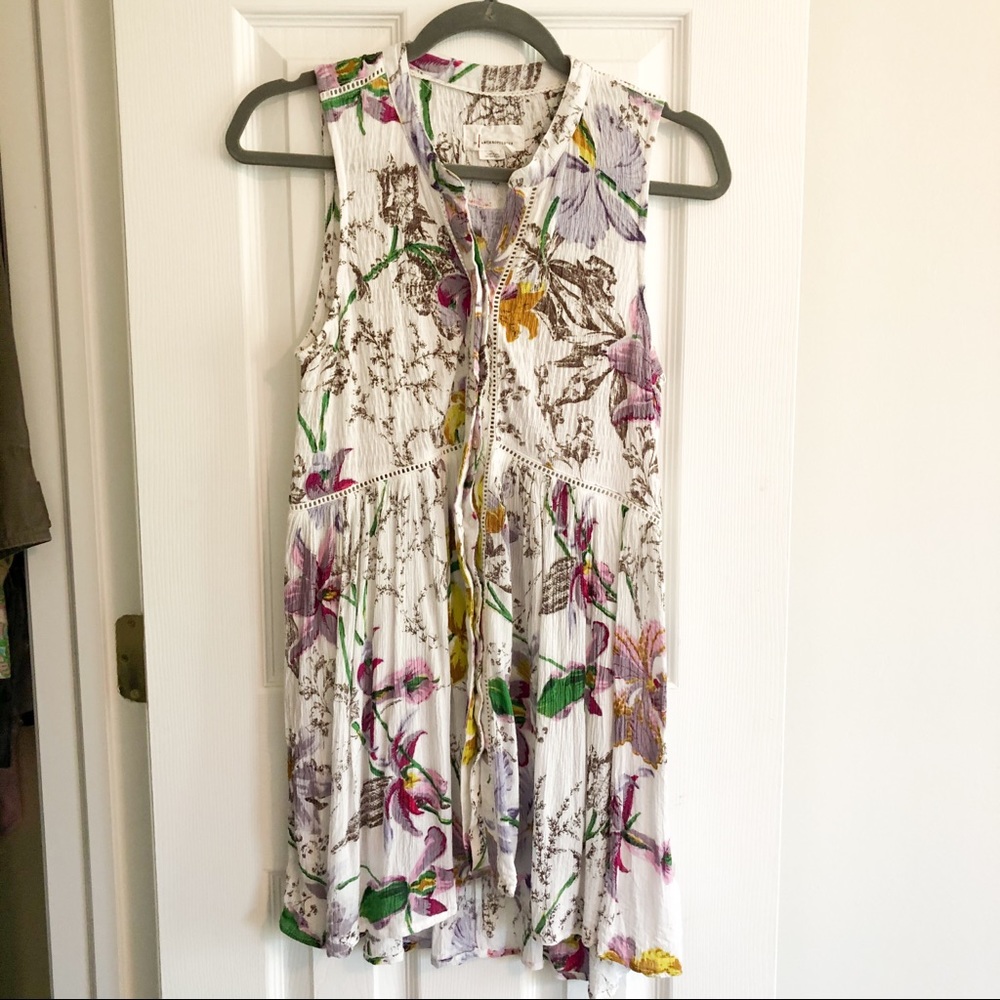 Anthro Floral Blouse